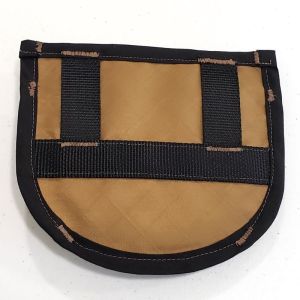 Backside of a fishing net holster