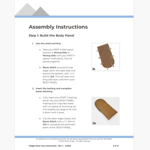 Flylight reel case instructions preview
