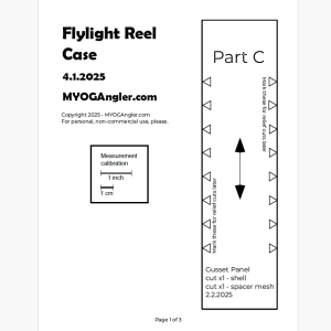 Flylight reel case pattern preview